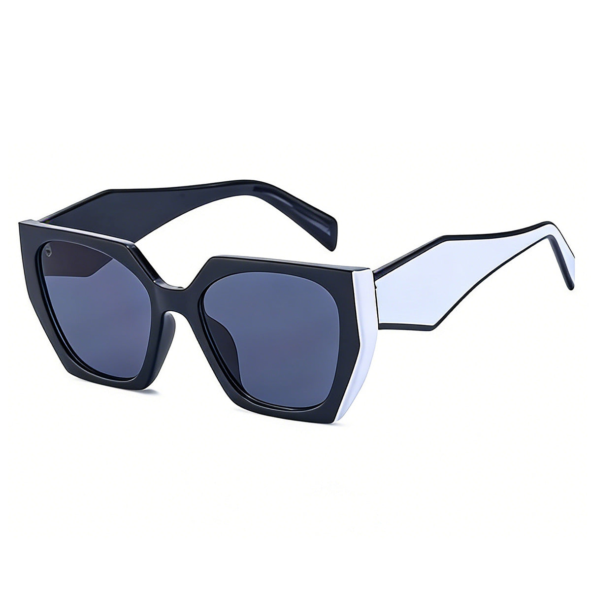 Fashion Cat Eye Wide Temple Sunglasses for Women, High-End Full Frame Sun Glasses, Designer Style Eyewear