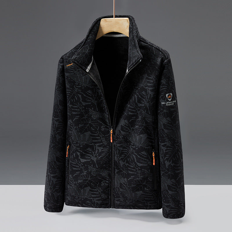 Fleece Men's Coat Winter