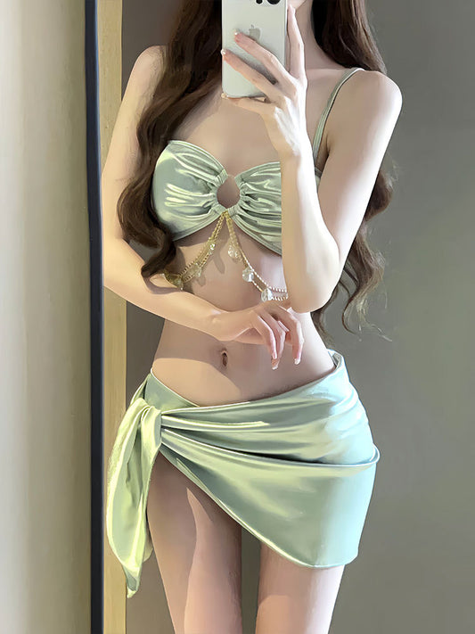 One-Piece Swimsuit Women's Summer Three-Piece