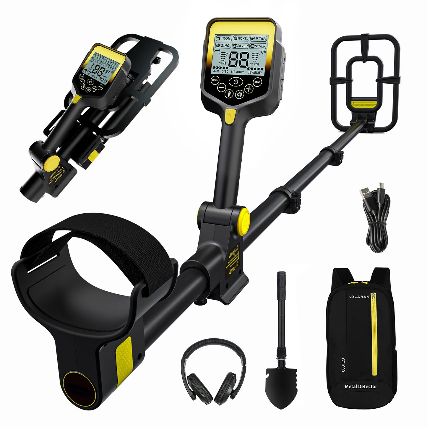 Professional Underground Metal Detector 10cm Depth With Waterproof Search Coil For Treasure Hunter and Gold