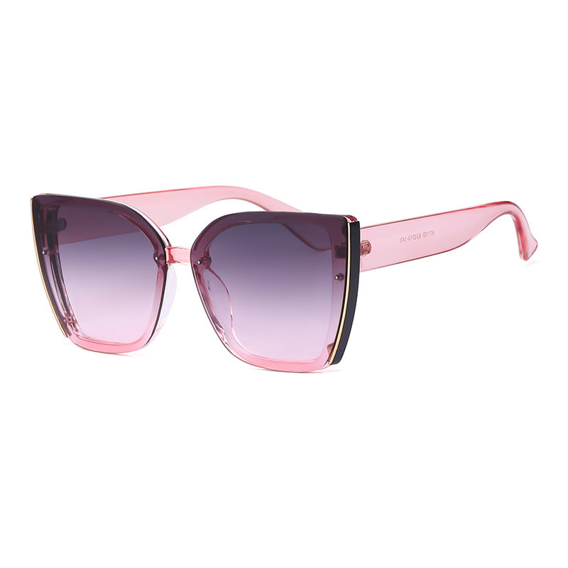 Fashion Cat-Eye Oversized Sunglasses