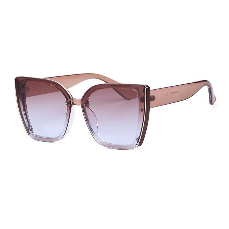 Fashion Cat-Eye Oversized Sunglasses