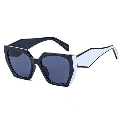 Fashion Cat Eye Wide Temple Sunglasses for Women, High-End  Full Frame Sun Glasses, Designer Style Eyewear