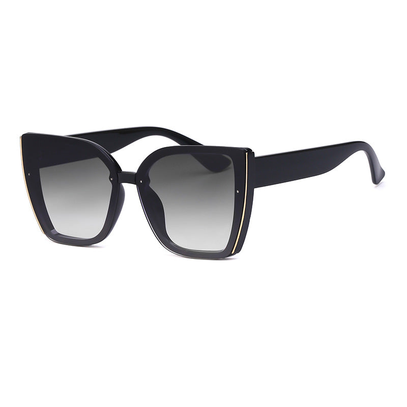 Fashion Cat-Eye Oversized Sunglasses