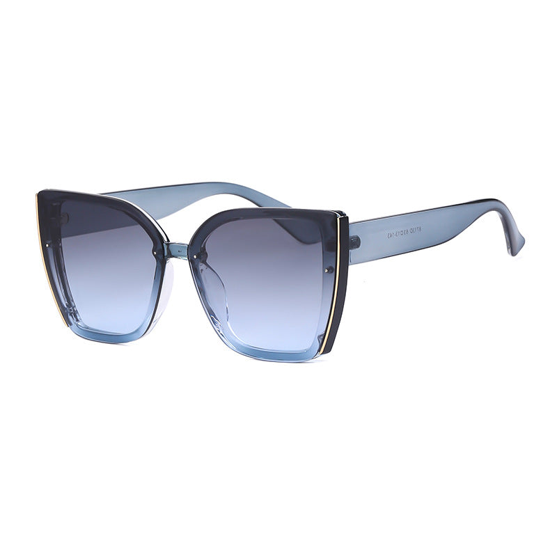 Fashion Cat-Eye Oversized Sunglasses