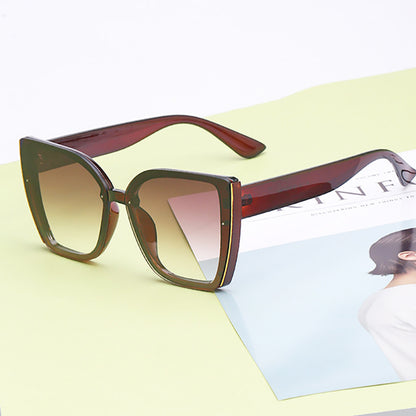 Fashion Cat-Eye Oversized Sunglasses