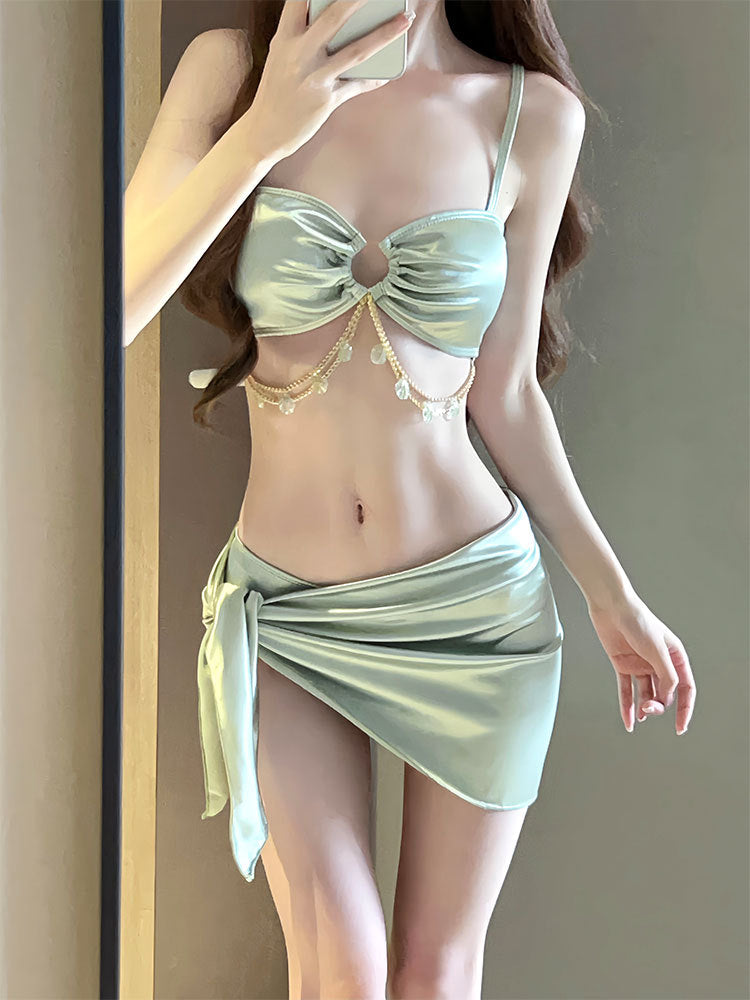 One-Piece Swimsuit Women's Summer Three-Piece