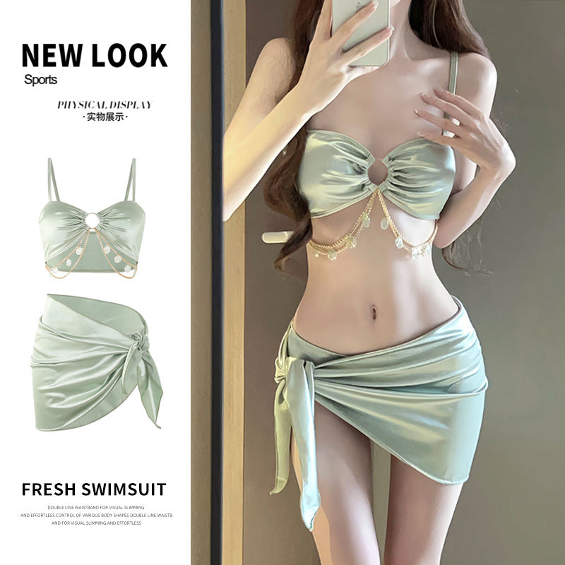 One-Piece Swimsuit Women's Summer Three-Piece