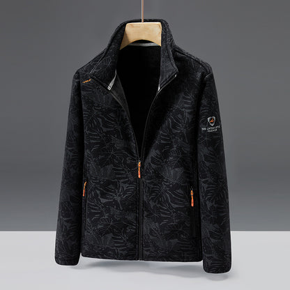Fleece Men's Coat Winter