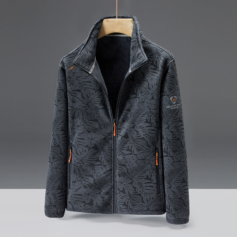 Fleece Men's Coat Winter