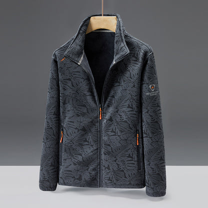 Fleece Men's Coat Winter