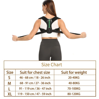 Adjustable Back Shoulder Posture Corrector Belt Clavicle Spine Support.