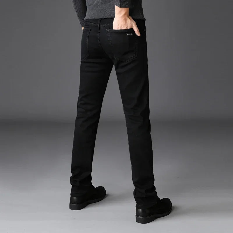 Spring Autumn Men Classic Fashion Brand Jeans