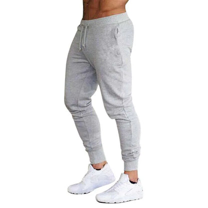 Men's Everlast Slim Fit Jogger Pants – Grey Lightweight Sweatpants Breathable Fabric for Boxing Daily Wear