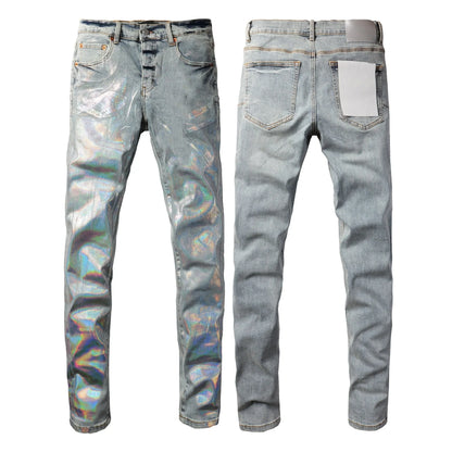 Men  Fashion High Street Jeans Retro