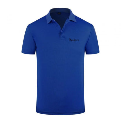 Men'S Pepe Jeans Logo Polo Shirt Short Sleeve Casual Breathable Daily Tops