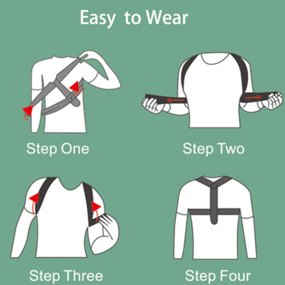 Adjustable Back Shoulder Posture Corrector Belt Clavicle Spine Support.