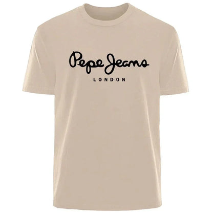 Pepe Jeans London Women's Logo Short-sleeve T-shirt, Luxury Brand Women's Wear, Y2K Top, Gender-neutral Street Style