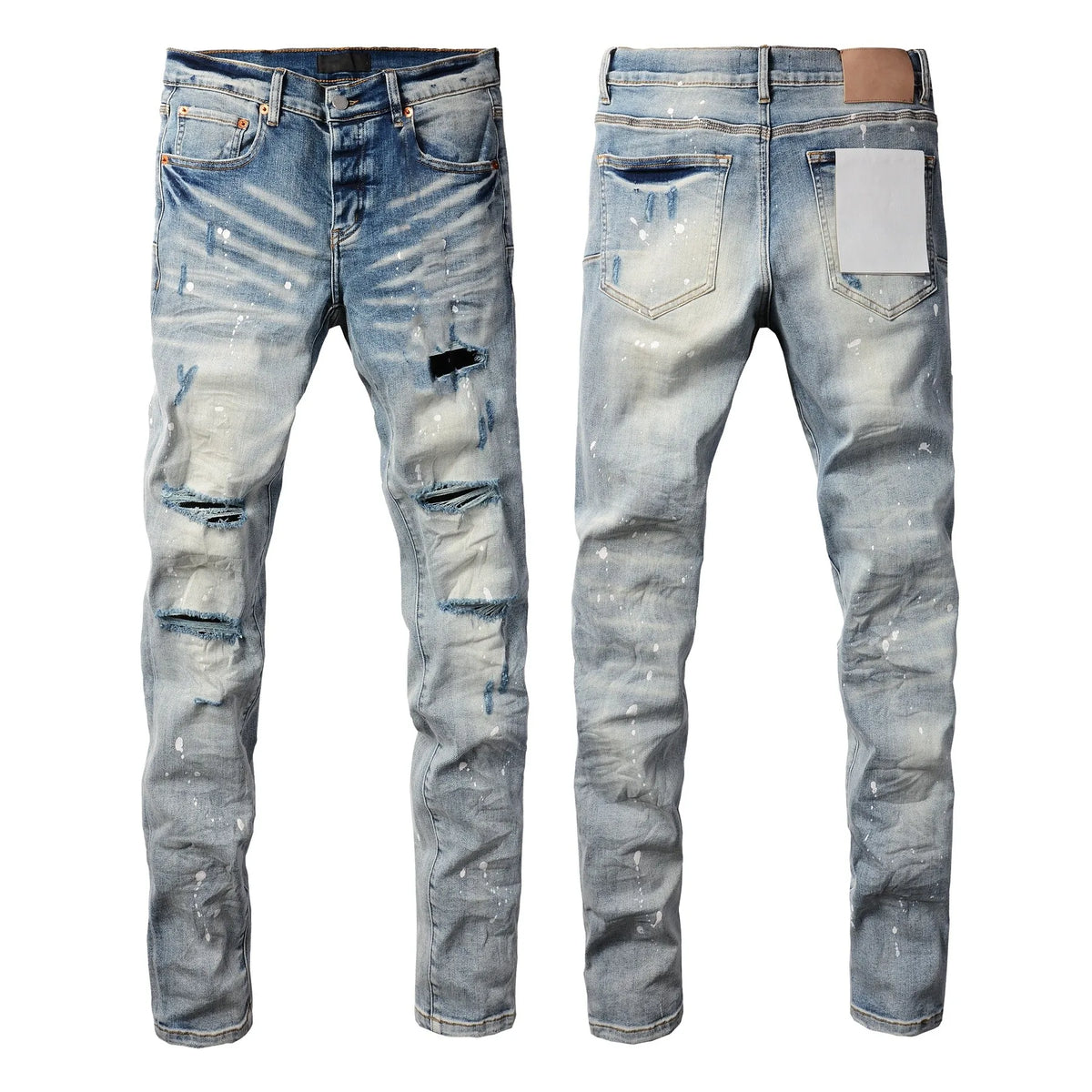 Men  Fashion High Street Jeans Retro