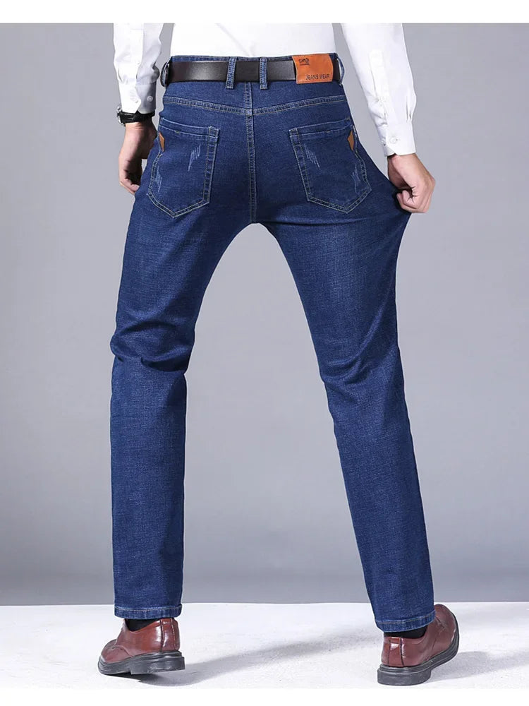 Men Fashion Straight Jeans Men 2026