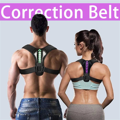 Adjustable Back Shoulder Posture Corrector Belt Clavicle Spine Support.