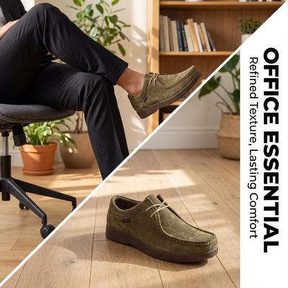 Mens casual dress shoes genuine Leather hand-sewn loafers shoes elegant mocassins ,casual sneakers lace-up