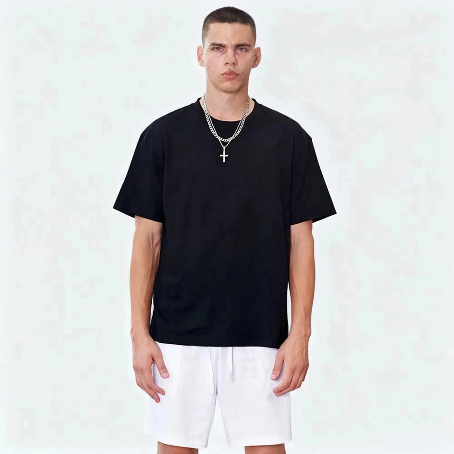 Pepe Jeans London printing 100% cotton Hot sale Unisex shirt 2026 Summer New Fashion Oversized O-neck Men Cartoon T-shirt