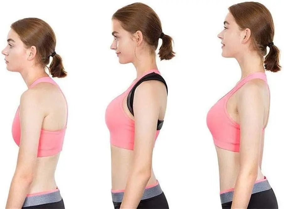 Adjustable Back Shoulder Posture Corrector Belt Clavicle Spine Support.