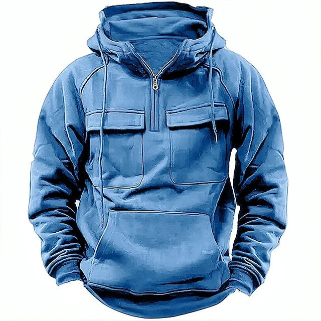 Technical Outdoor Pullover Hoodie for Men