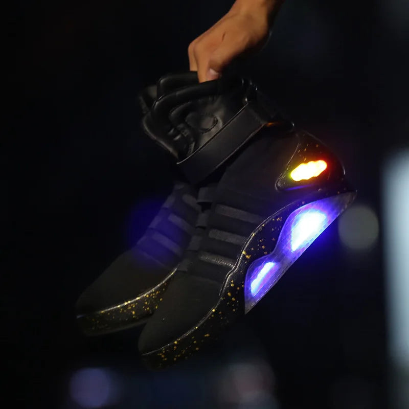 Skateboarding Shoes New Led Boots for Men.modergren skate