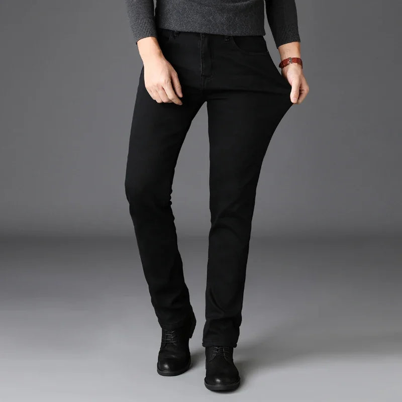 Spring Autumn Men Classic Fashion Brand Jeans