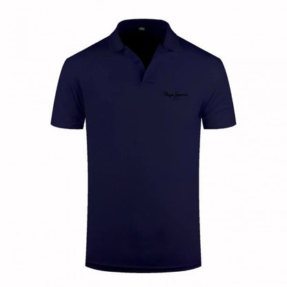 Men'S Pepe Jeans Logo Polo Shirt Short Sleeve Casual Breathable Daily Tops