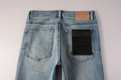 Men  Fashion High Street Jeans Retro
