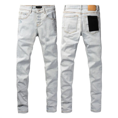 Men  Fashion High Street Jeans Retro